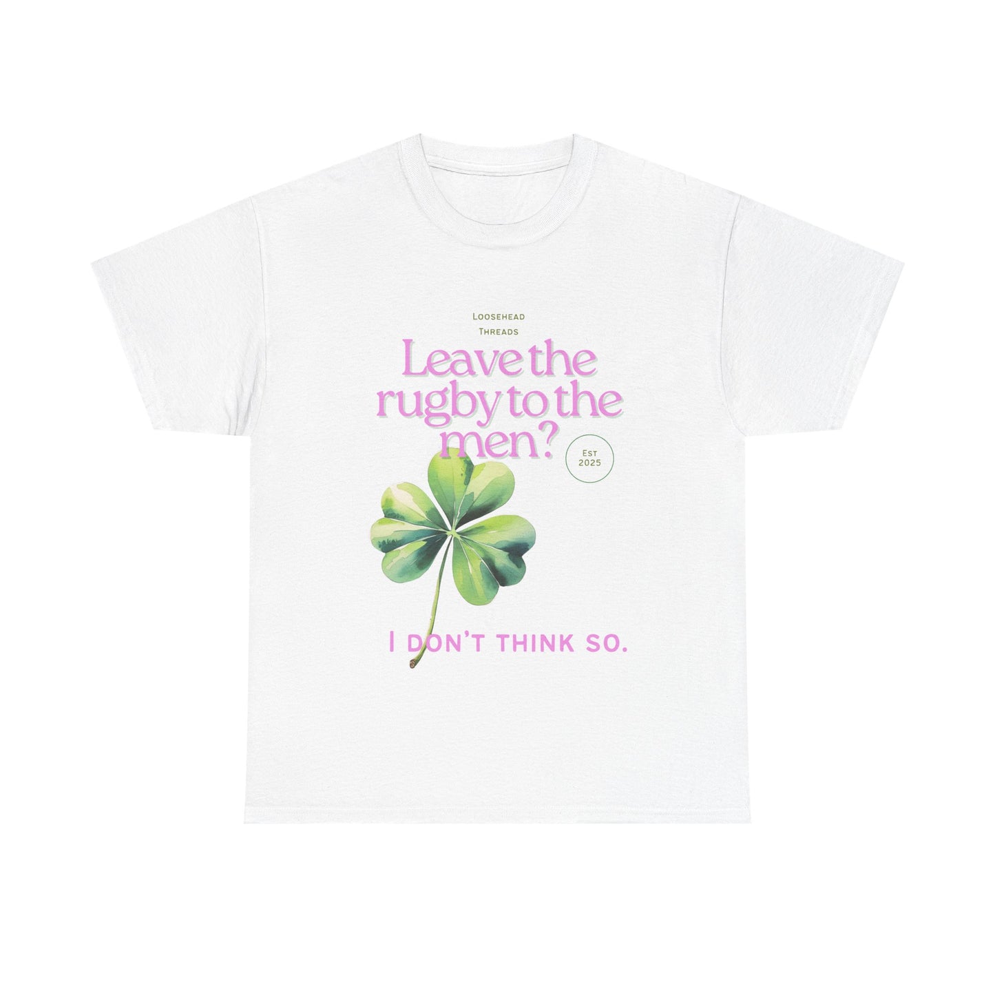 Front Design Unisex Ireland Shamrock Tee