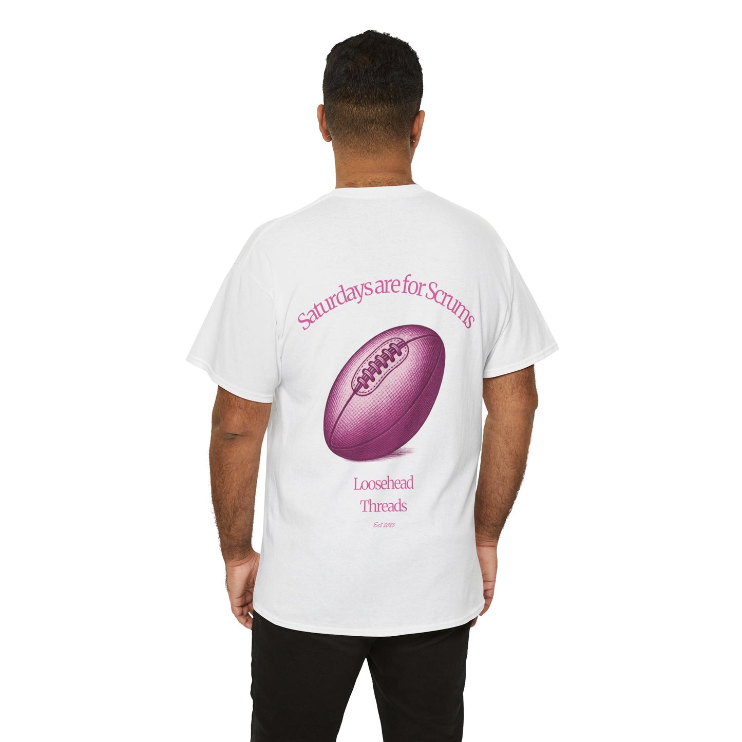 Pink Saturdays are for Scrums Unisex Tee