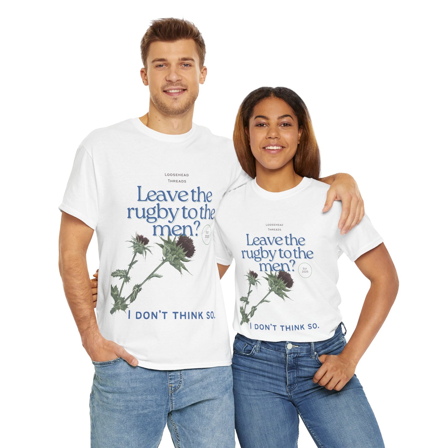 Front Design Unisex Scotland Thistle Tee