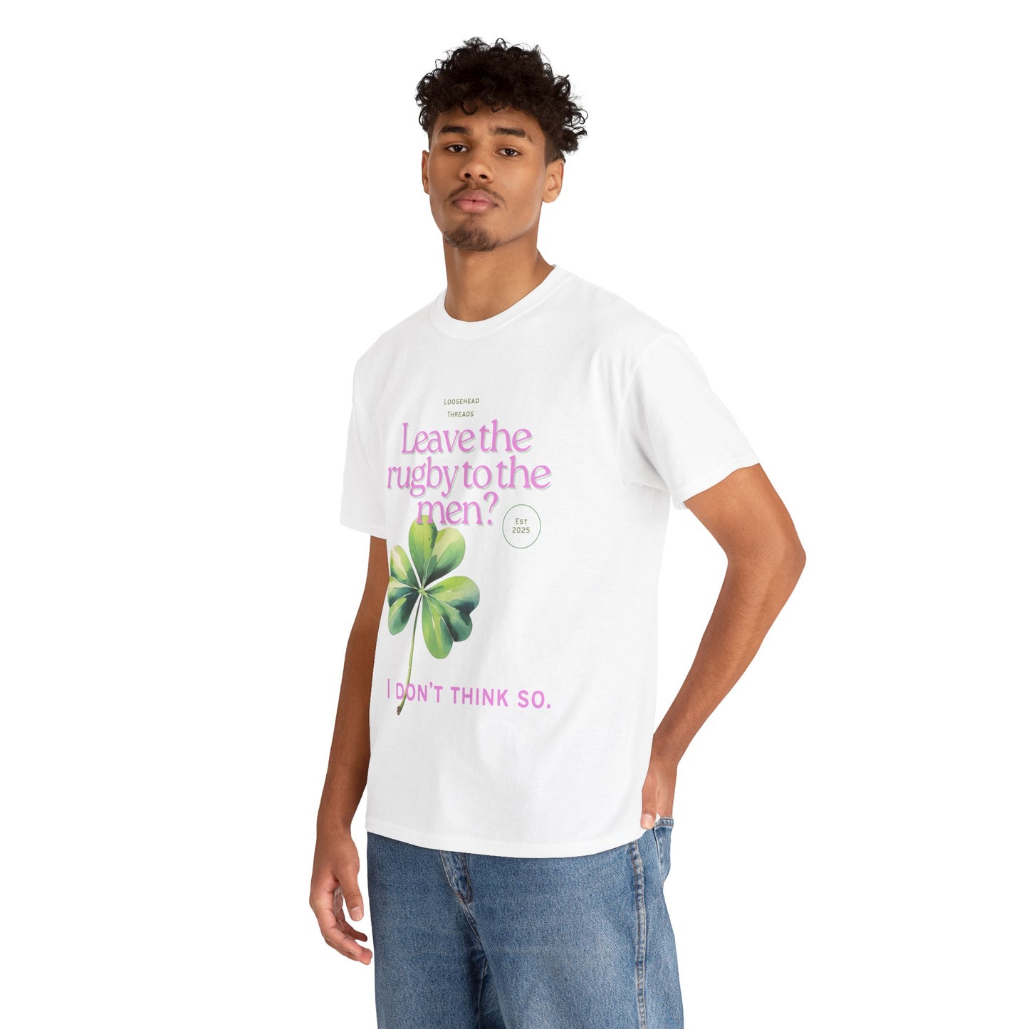 Front Design Unisex Ireland Shamrock Tee