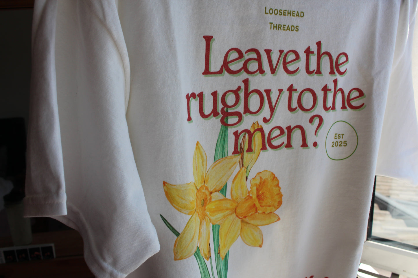 Leave the rugby to the men? Wales Daffodil Unisex T-Shirt