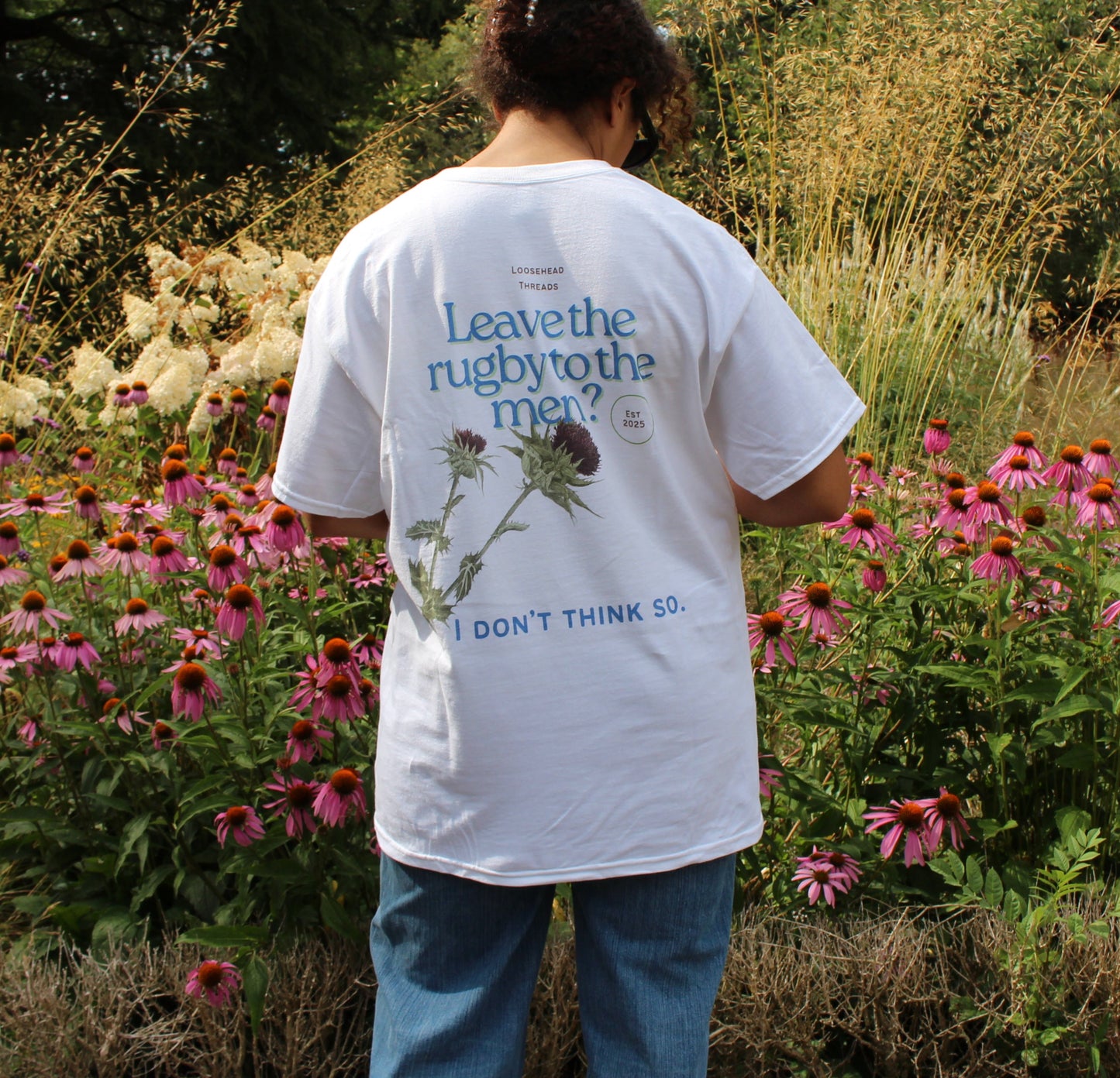 Leave the rugby to the men? Scotland Thistle Unisex T-Shirt