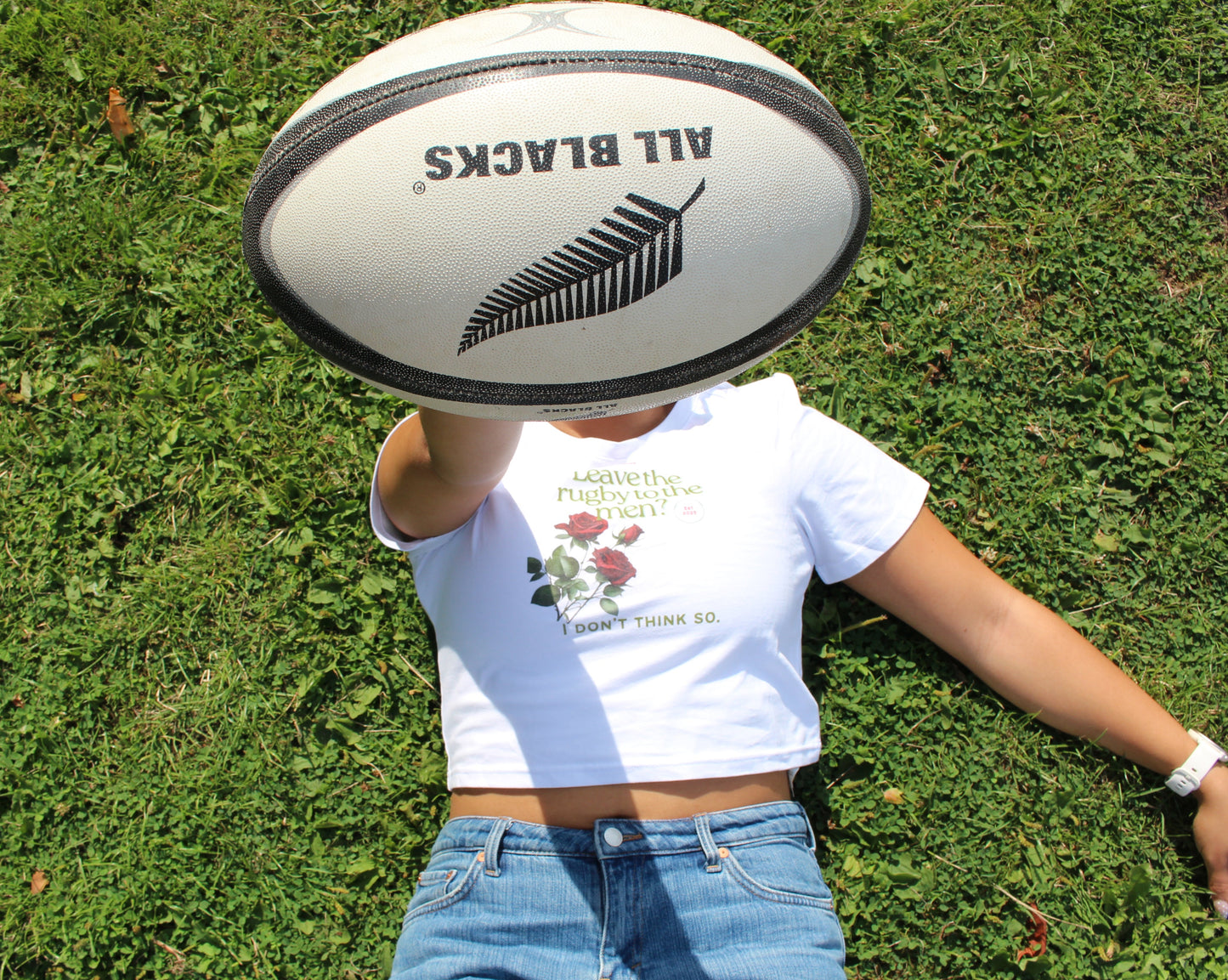 Leave the rugby to the men? England Rose baby tee