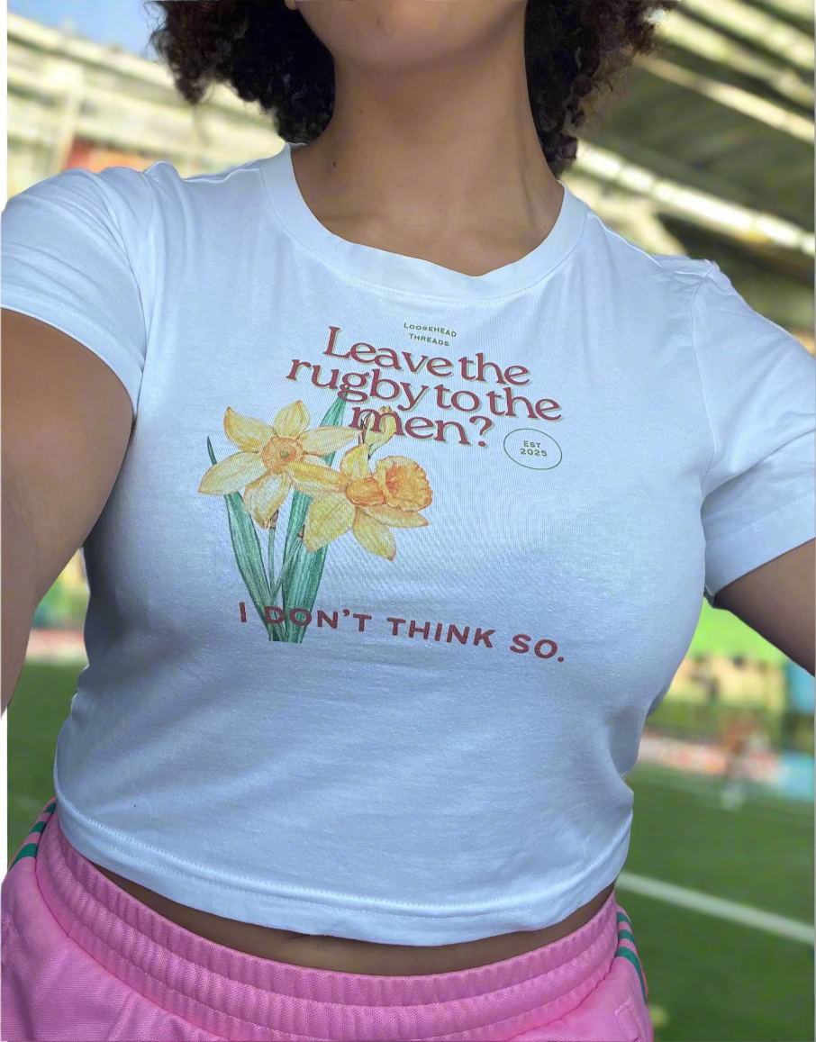 Leave the rugby to the men? Wales Daffodil baby tee