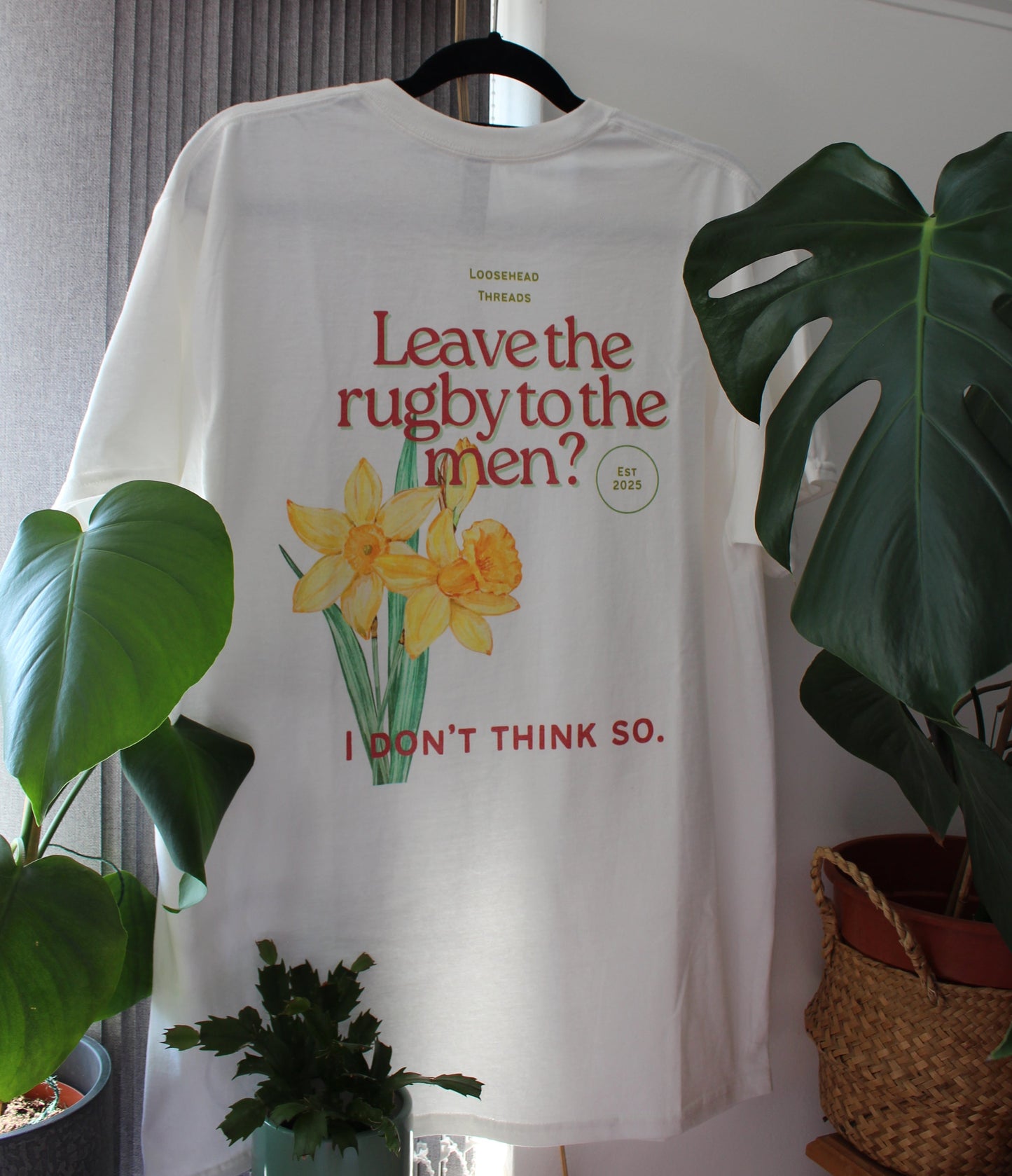 Leave the rugby to the men? Wales Daffodil Unisex T-Shirt