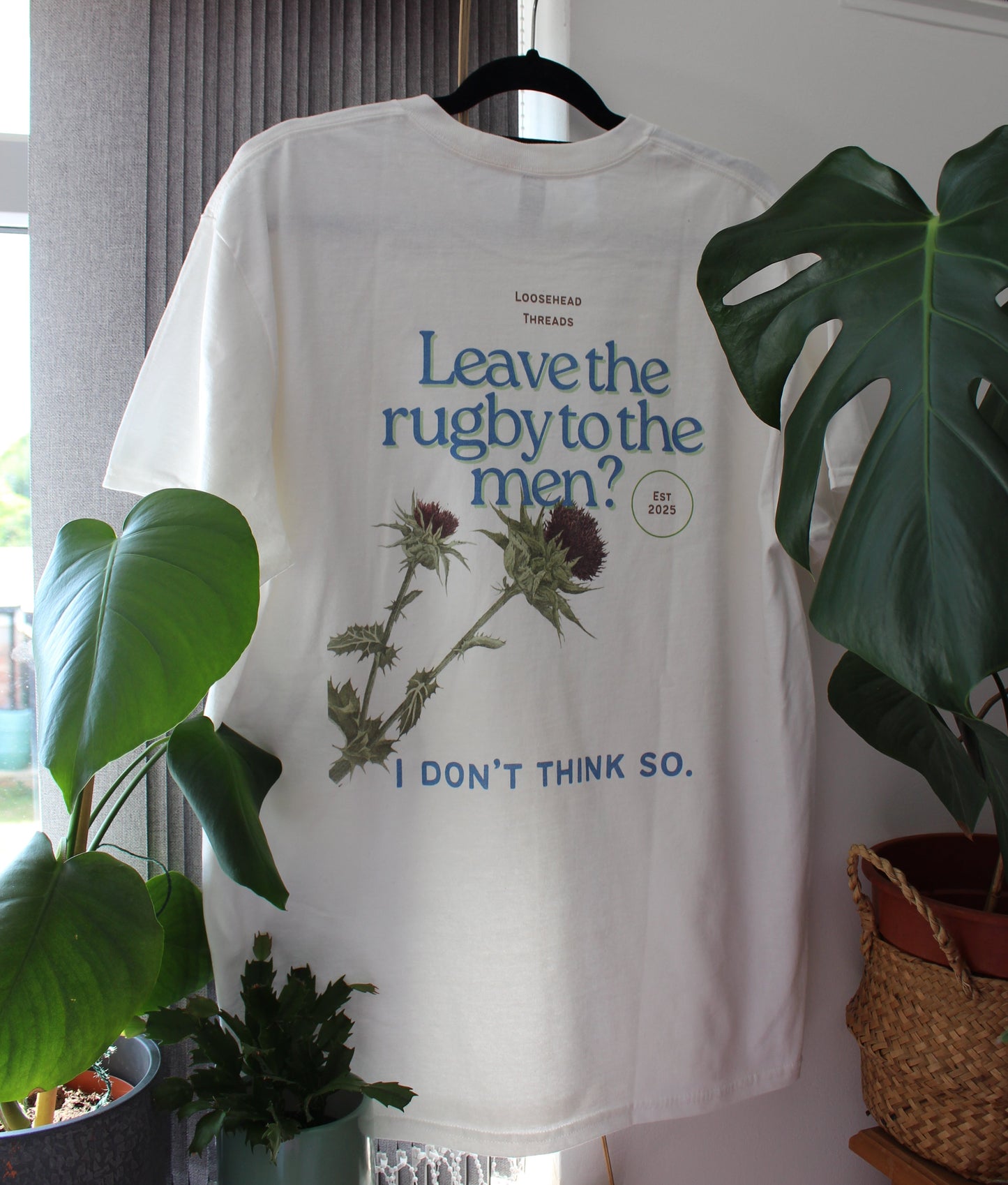 Leave the rugby to the men? Scotland Thistle Unisex T-Shirt