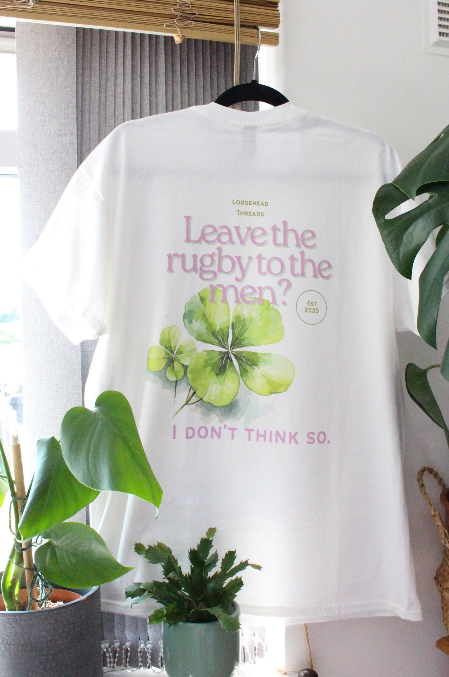 Leave the rugby to the men? Ireland Clover Unisex T-Shirt