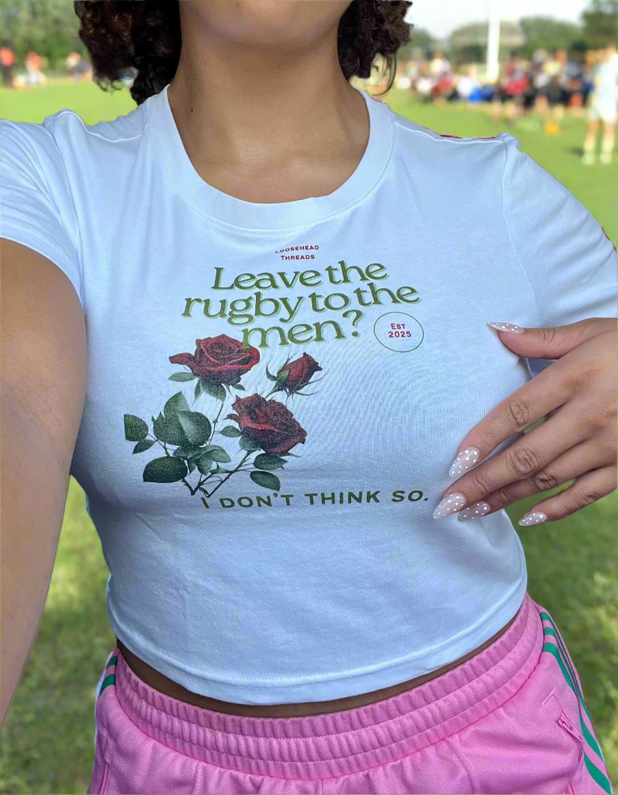 Leave the rugby to the men? England Rose baby tee