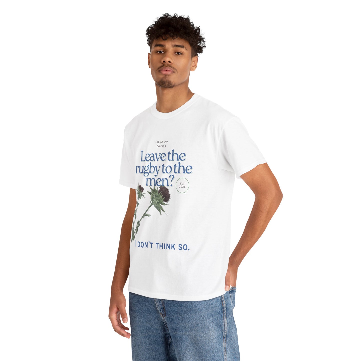 Front Design Unisex Scotland Thistle Tee