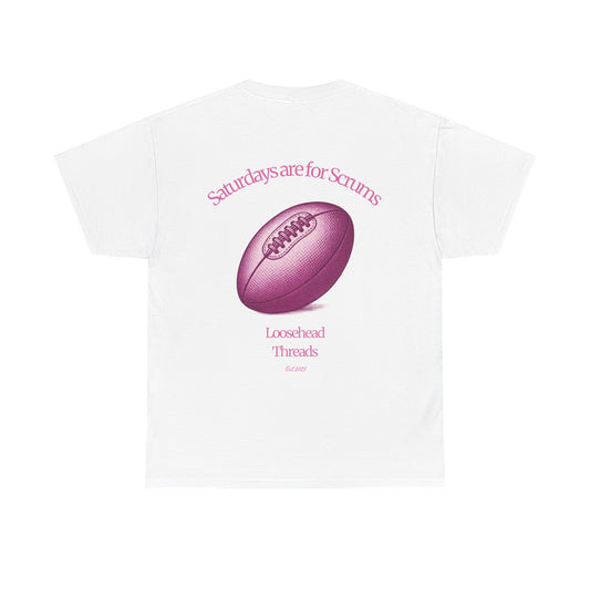 Pink Saturdays are for Scrums Unisex Tee