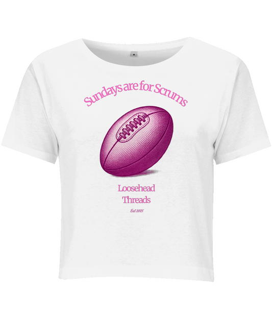 Pink Sundays are for scrums 'baby tee'
